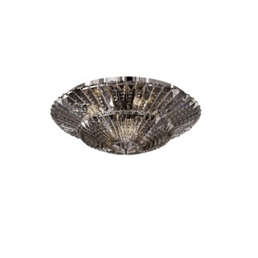 Люстра Osgona 722080 LIMPIO 8х60W E14 Chrome/CLEAR